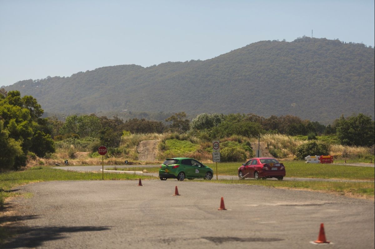 Cars Leaving Slalom 1